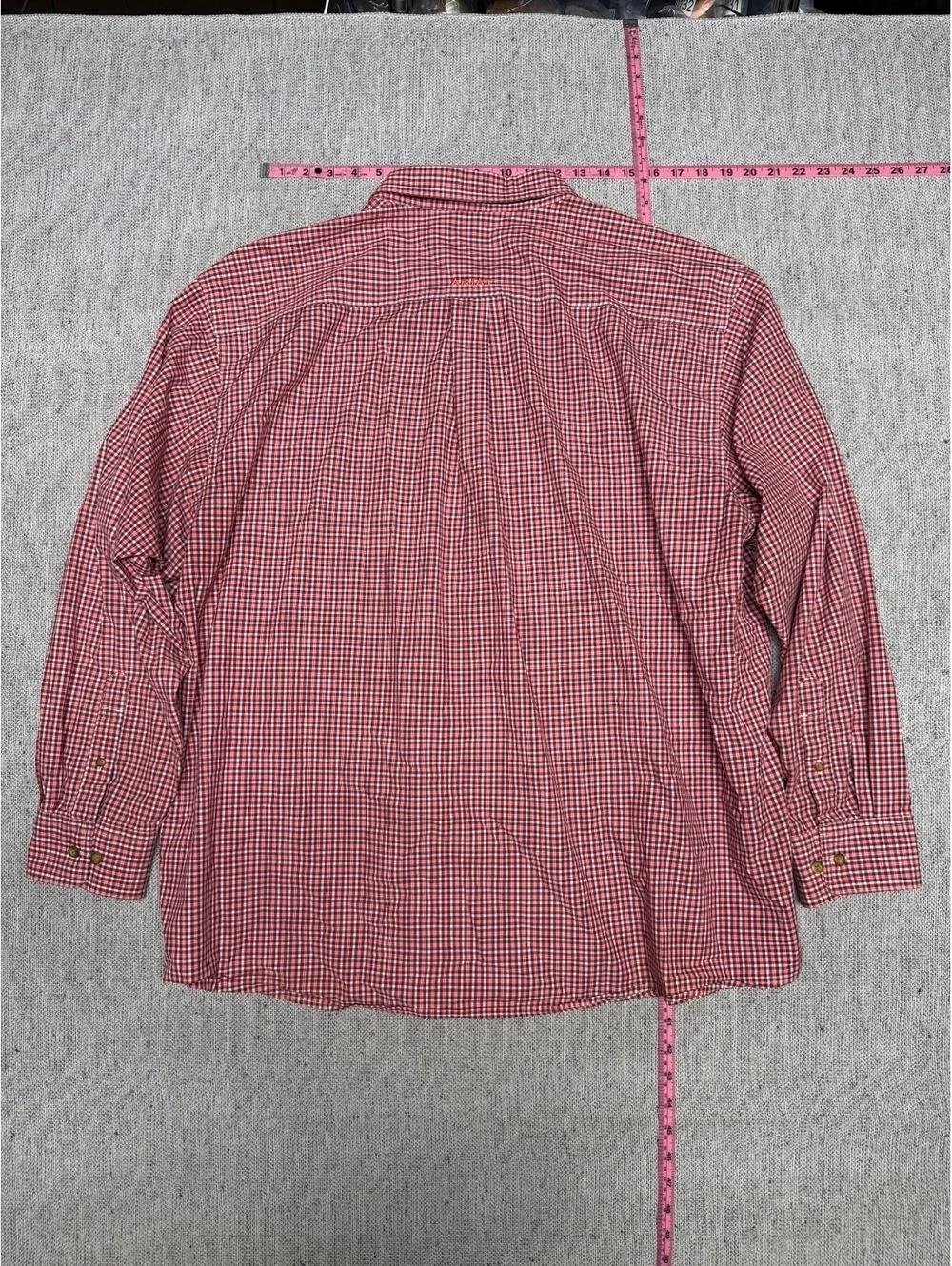 Ariat Pro Series Men's XXL Red Plaid Button-Up Shirt